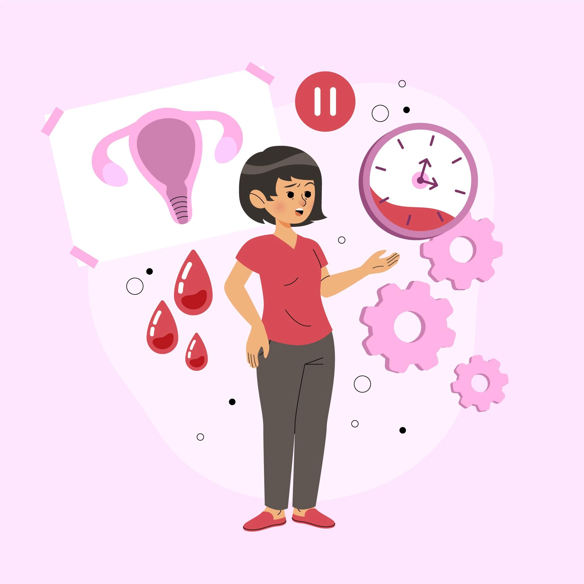 دلیل عقب افتادن پریودی